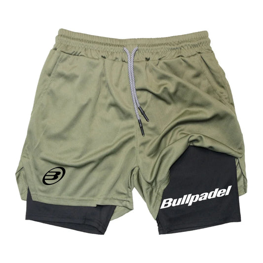 New Men's Sport Shorts Summer Male Breathable Shorts Quick-Drying, Outdoor Running Sportwear comprotecao em lycra