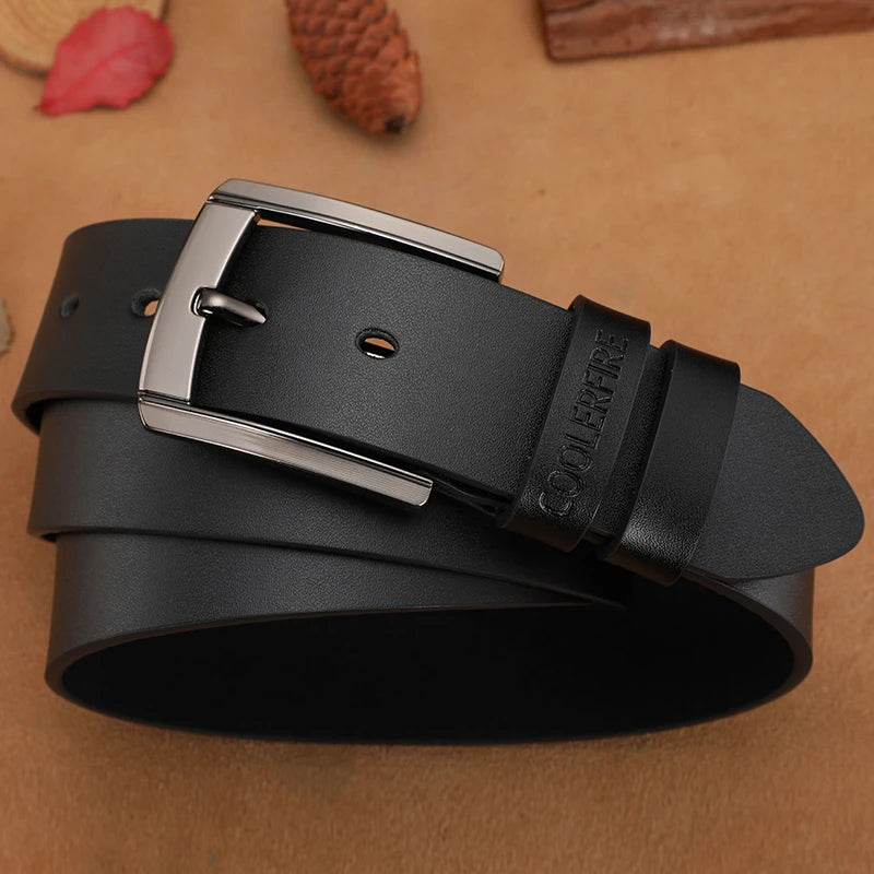 high quality genuine cowskin. leather belt luxury designer belts men.