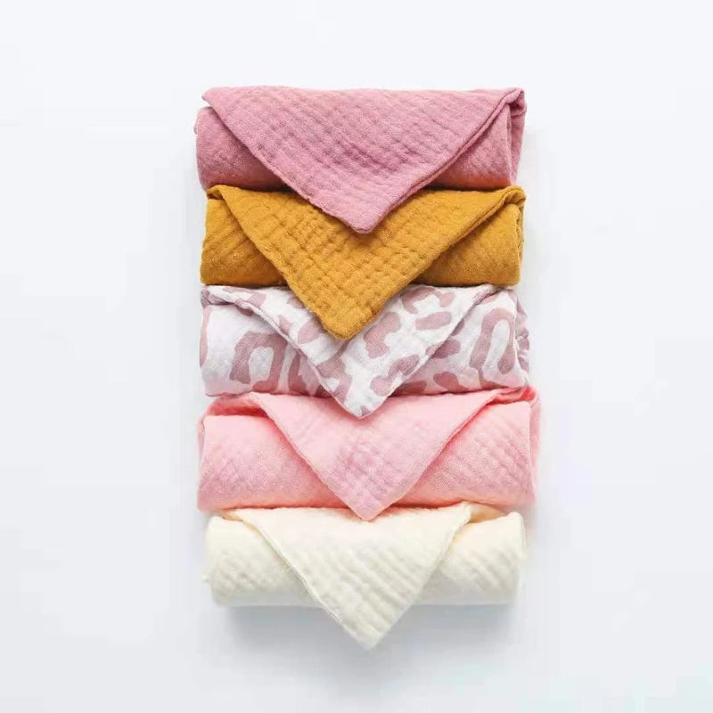 5 Pcs toalhinhas,paninho,fraldinha para seu bebe.