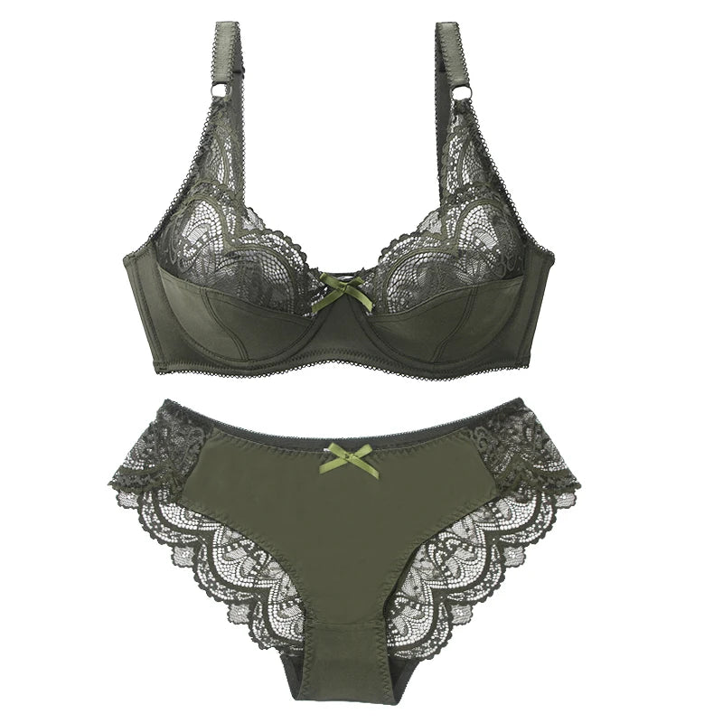 Underwear Bras Set Women. Black, Green, Purple , Red  and Lingerie