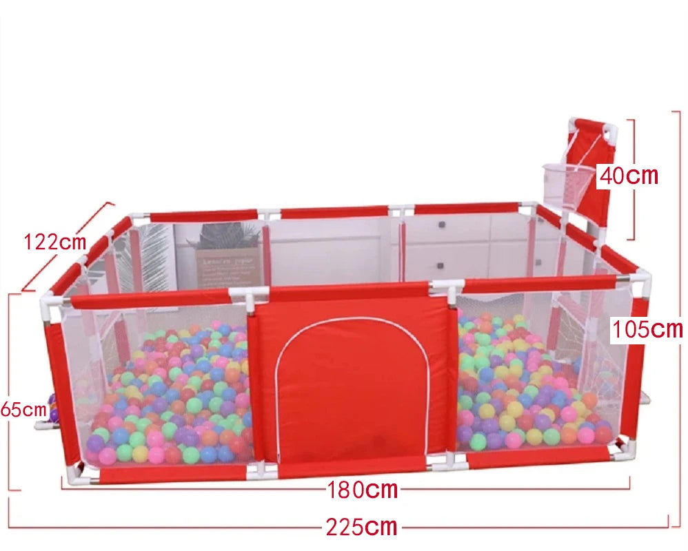 Baby Playpen For Children Safety Barrier For Newborn Playground Basketball Ball Pit Playpen Indoor Baby Playground