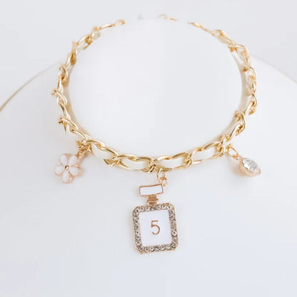 Pet Dog Pearl Necklace Collar Small Cat, Dog Pearl Necklace Jewelry Dog Collar Dogs Accessoires Pet Products Dog Stuff