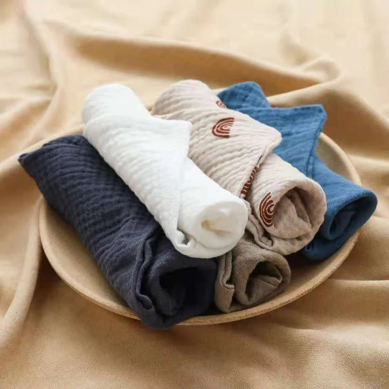 5 Pcs toalhinhas,paninho,fraldinha para seu bebe.