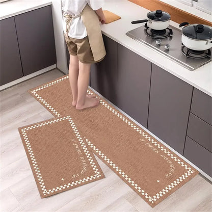 Kitchen Floor Mat Bedroom Living Room Long Bedside Area Rug Hallway Soft Washable Carpet Anti Slip Bathroom Entrance Doormat