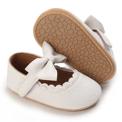 Baby Shoes Girl Rubber Sole Anti-slip Toddler First Walkers Infant Crib Shoes  Girl Moccasins