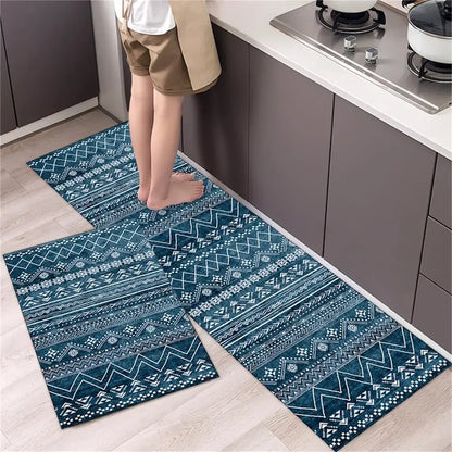Kitchen Floor Mat Bedroom Living Room Long Bedside Area Rug Hallway Soft Washable Carpet Anti Slip Bathroom Entrance Doormat