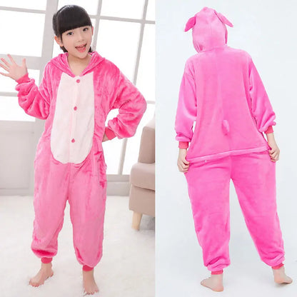 Kigurumi Dinosaur Unicorn Panda Onesie Hooded Pajamas New Kids Children Animal Jumpsuit Girls Boys Cosplay Costume Anime Pyjamas