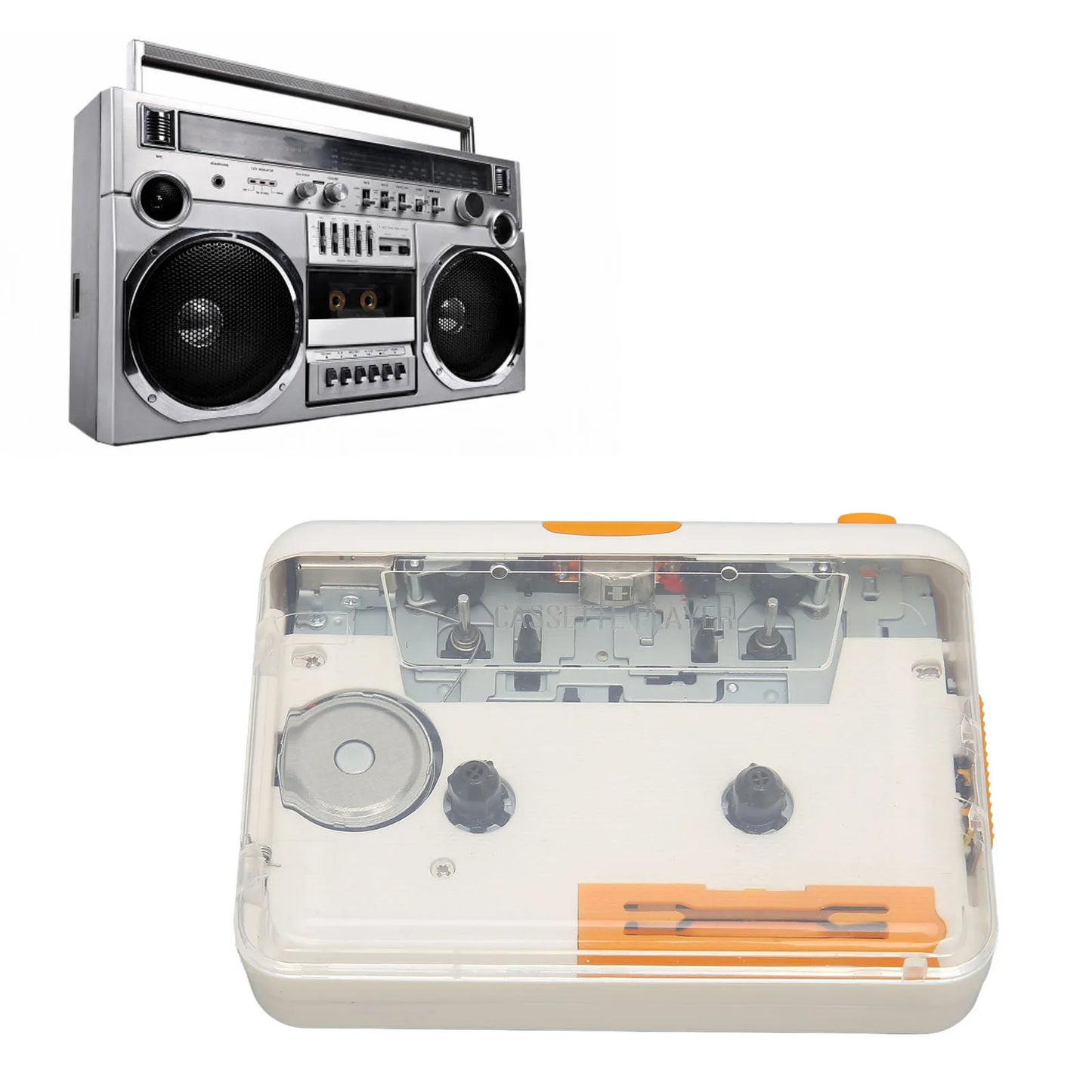 USB Cassette Converter Plug and Play Portable MP3 Music Tape Player with Earphone for IPod PC