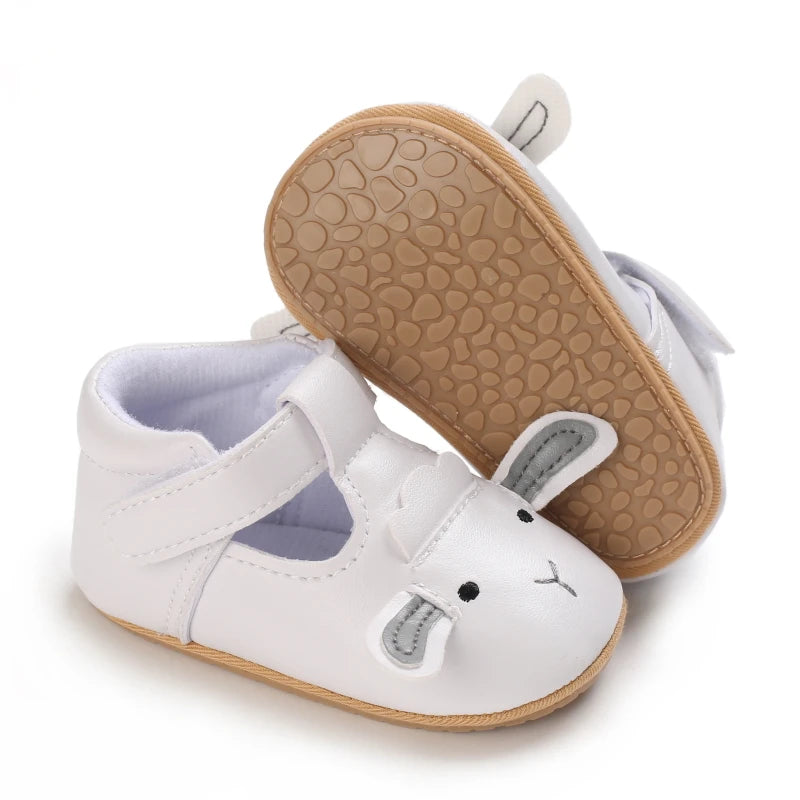 Baby Shoes Girl Rubber Sole Anti-slip Toddler First Walkers Infant Crib Shoes  Girl Moccasins