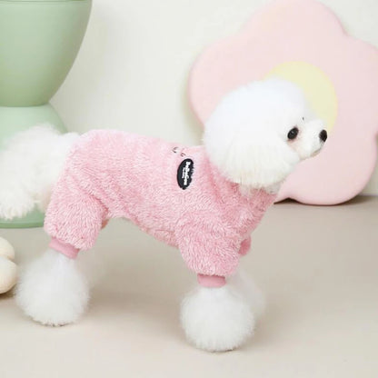 Winter Dog Clothes for Small Medium Dogs Boy Girl, Soft Flannel Puppy Pajamas Onesie Chihuahua Yorkie Warm Jumpsuit Pet Apparel
