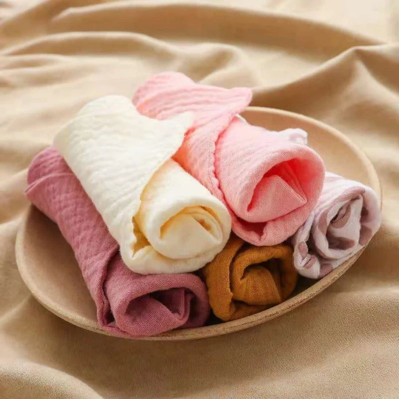 5 Pcs toalhinhas,paninho,fraldinha para seu bebe.