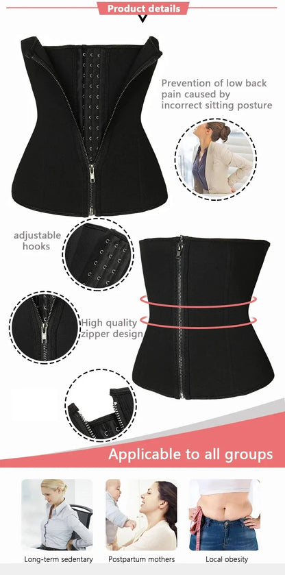 Faixa cinta Control Waist Slimming Belt Weight Loss Waist Trainer Body Shaper Corset Belly Sheath Tummy Trimmer Cincher Sports