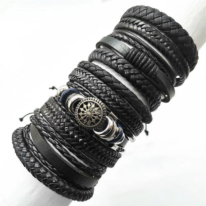 psk de 10 pulseiras  feitas a mão e elaborada com material de excelente categoria com couro verdadeiro.