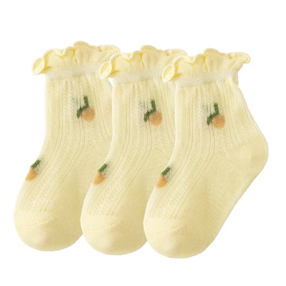 3Pair/ meias Newborn Baby oSocks Summer Thin Casual Kids' Baby de  0 meses a 12 meses                    Seu bebê merece o melhor.  A escolha perfeita para o dia a dia.  Ideal para momentos especiais..  Seu bebê merece.