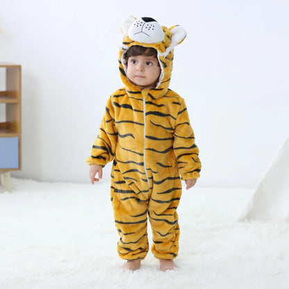 Bebê Kigurumi Stitch Unicórnio Coelho Desenho Animado Macacão Pijamas Infantis Animais Macacão Meninas Meninos Cosplay Pijama Traje Para O Natal