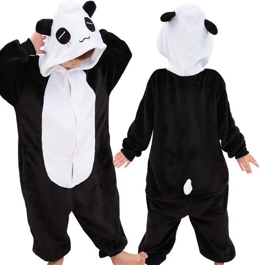 Kigurumi Dinosaur Unicorn Panda Onesie Hooded Pajamas New Kids Children Animal Jumpsuit Girls Boys Cosplay Costume Anime Pyjamas