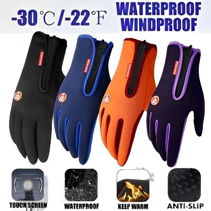Winter Gloves for  Women Warm Tactical Gloves Touchscreen Waterproof  Non-slip Gloves