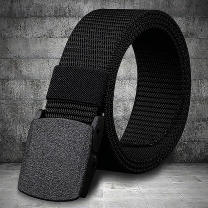 Cinto  descontraído para homem com fivela ajustável. Descubra conforto e estilo.  Feito para você...