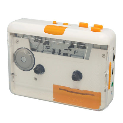 USB Cassette Converter Plug and Play Portable MP3 Music Tape Player with Earphone for IPod PC