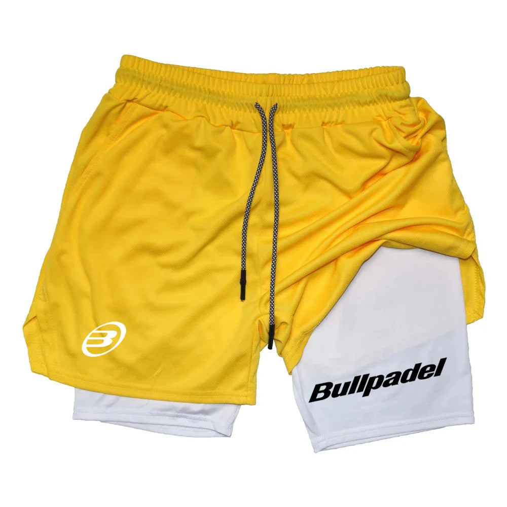 New Men's Sport Shorts Summer Male Breathable Shorts Quick-Drying, Outdoor Running Sportwear comprotecao em lycra