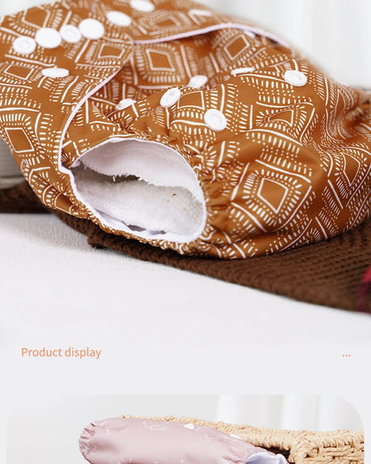 Fraldas de 3-15KG 3Pcs Set Pocket Diaper Suede Cloth Inner Washable&Reusable Absorbent Ecological Adjustable Baby Nappy Cover