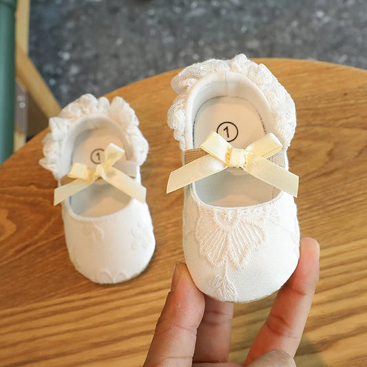 Baby Shoes Girl Rubber Sole Anti-slip Toddler First Walkers Infant Crib Shoes  Girl Moccasins
