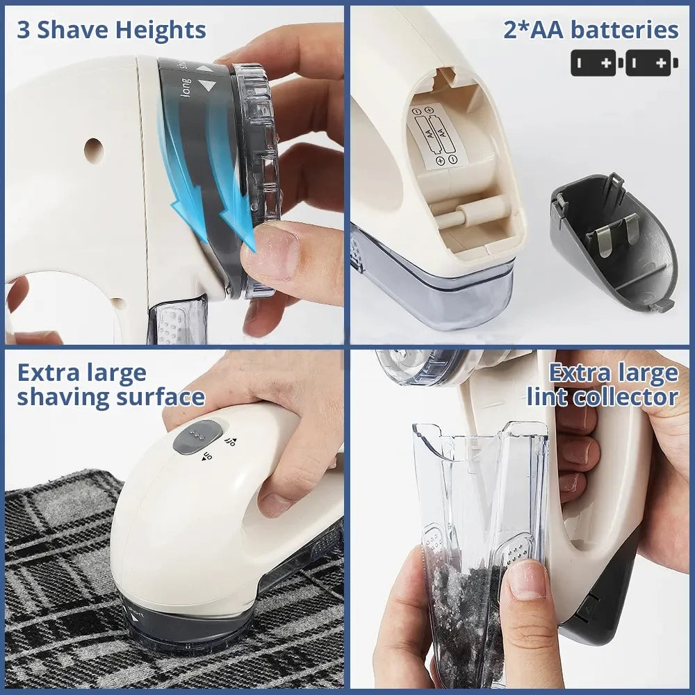 Fabric shaver hair ball remover is suitable for shaving sweaters, coats, bedding, and fabric hair removers