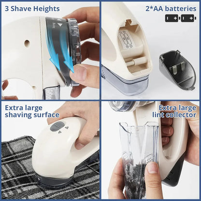 Fabric shaver hair ball remover is suitable for shaving sweaters, coats, bedding, and fabric hair removers
