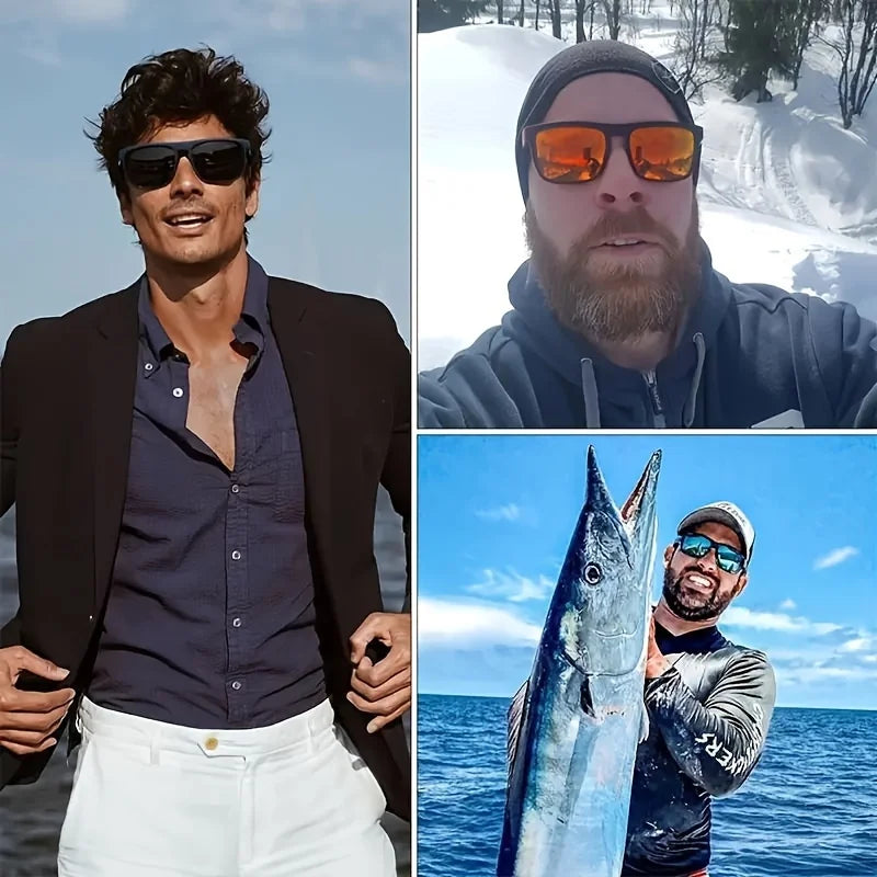 conjunto de 2 óculos  de sol polarizados para homem.  Toque de elegância para qualquer ocasião..  Ideal para momentos especiais..  Descubra conforto e estilo.  Seu bebê merece o melhor.  Perfeito para seu dia.  Seu melhor companheiro...