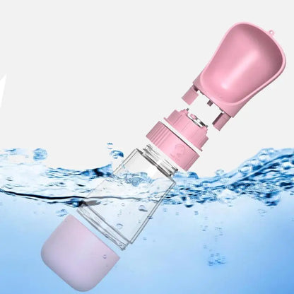 Portable Dog Water Bottle Cat Food Bowl Pet Water Cup Container For Small Large Dogs Travel Walking Puppy Labrodor Drinking Bowl