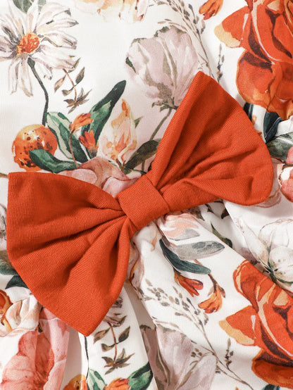 Conjunto de 2 pecas  vestido floral,com casaco meia manga   for Girls Aged 1-6 Summer Fashion Dress