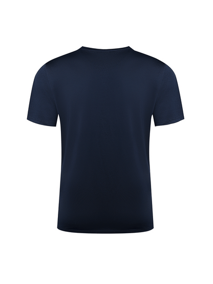 Men's Novelty T-Shirt with REEF Lettering - Casual Polyester Short Sleeve Tee, Round Neck, Summer Wear