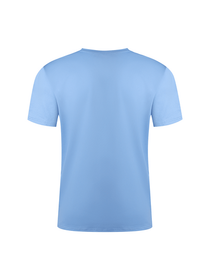 Men's Novelty T-Shirt with REEF Lettering - Casual Polyester Short Sleeve Tee, Round Neck, Summer Wear